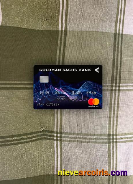 USA Goldman Sachs Bank mastercard photolook